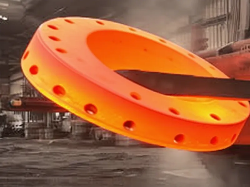 Processo di produzione della flangia